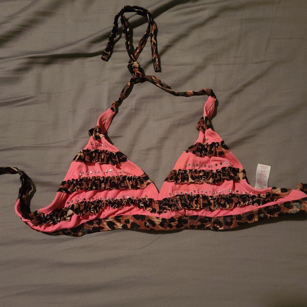 Justice swim top